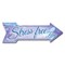 Signmission Stress Free Zone Arrow Decal Funny Home Decor 18in Wide D-A-999590 - alternate 1